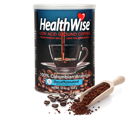 Low Acid 100% Colombian Gourmet Supremo DECAF - HealthWise Coffee
