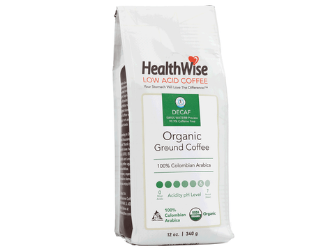 HealthWise Organic Decaf Ground - HealthWise Coffee